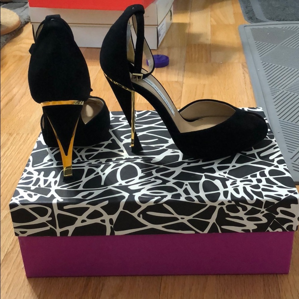 Diane von Furstenberg suede heels Lucette sz6M